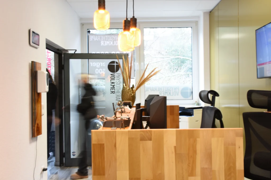 Empfangsbereich der Praxis Volkmer